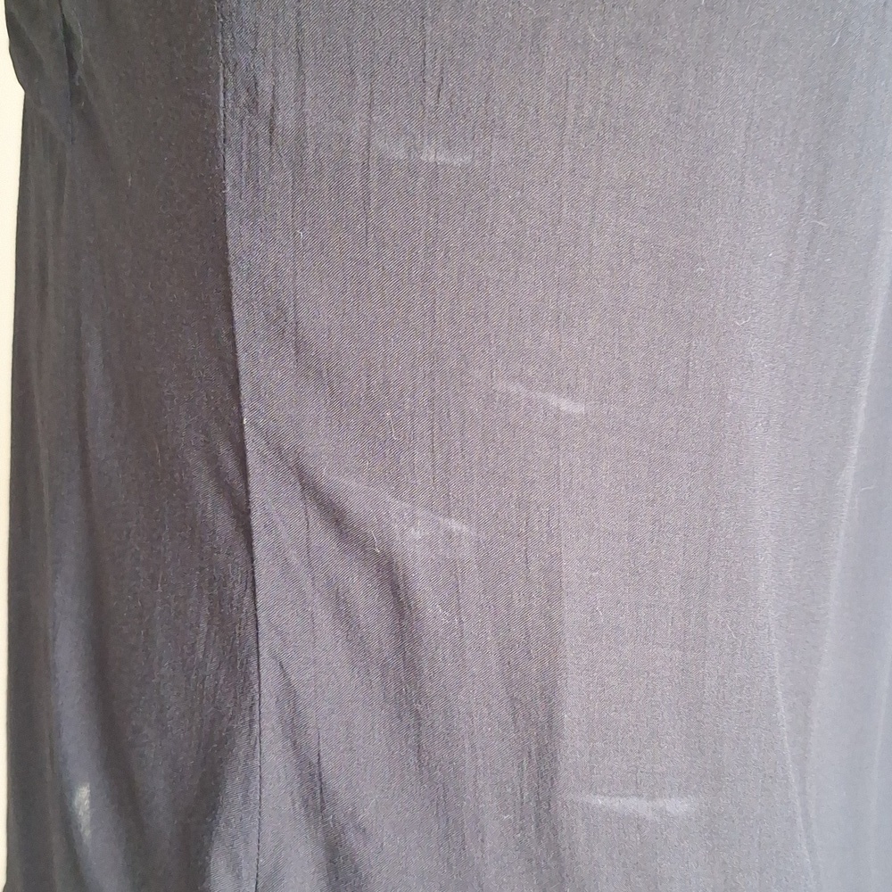 3/$20 Express Women's Black Button-Up Top 100% Viscose, Size XS - Picture 5 of 10